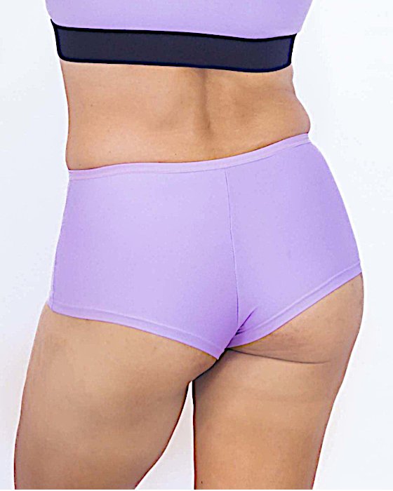 Calcinha-Cintura Alta Lisa-M G GG - Lilás-img-0002