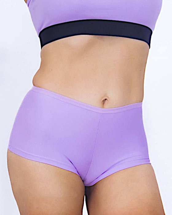 Calcinha-Cintura Alta Lisa-M G GG - Lilás-img-0003