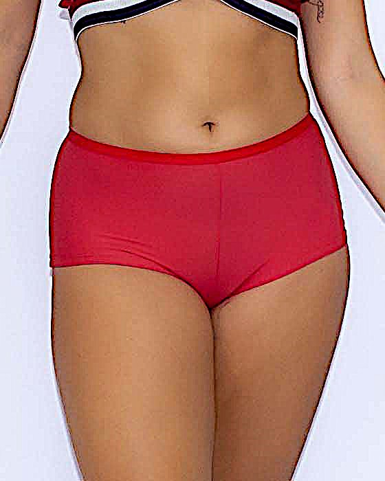 Calcinha-Cintura Alta Lisa-M G GG - Vermelho-img-0002