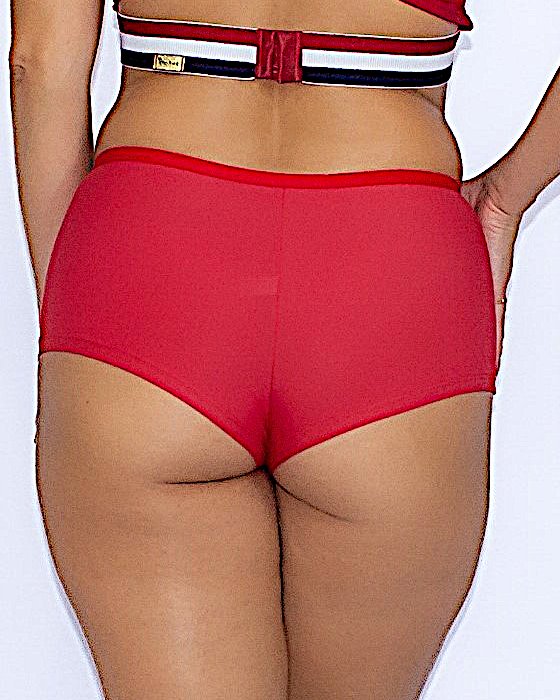 Calcinha-Cintura Alta Lisa-M G GG - Vermelho-img-0003